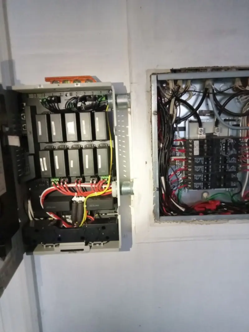 Electrical panel upgrade completed for Carbon Monoxide Detector Installation in West Des Moines